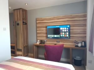 Kuchyň nebo kuchyňský kout v ubytování Escape Hotel