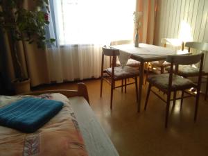 Posteľ alebo postele v izbe v ubytovaní Apartmán Pod Šeříkem