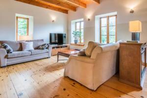 Seating area sa Cottage Jacques Cartier