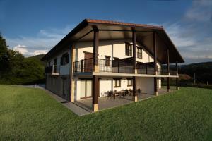 a rendering of a house on a hill at Agroturismo BASITEGI in Urnieta