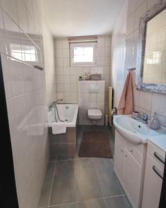 Koupelna v ubytování Solarberg Apartment