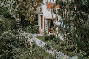Jardin de l'établissement Hotel boutique Teocalli