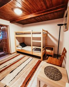 Letto o letti in una camera di Lupshalte