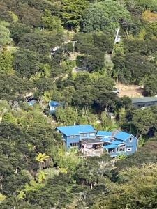 Letecký snímek ubytování Waiheke Island Guesthouse