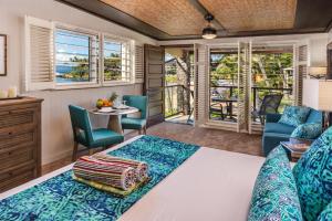 Χώρος καθιστικού στο The Mauian Hotel