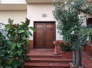 Facaden eller indgangen til La Casetta della Musica