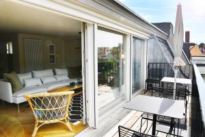 Μπαλκόνι ή βεράντα στο JETHON Exklusives City-Appartement Bernburg