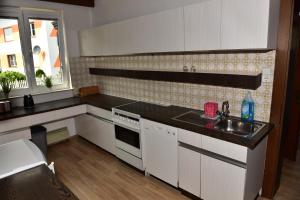 Kuchyňa alebo kuchynka v ubytovaní Ferienwohnung Isabell + 1 fotografia