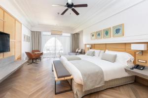 Postel nebo postele na pokoji v ubytování Hotel Riu Palace Tikida Taghazout - All Inclusive