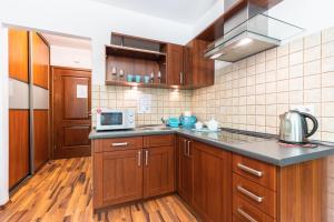 Kuchyň nebo kuchyňský kout v ubytování Apartament Olivia Zakopane