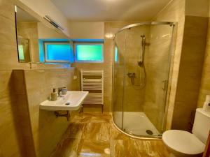 Kúpeľňa v ubytovaní Apartmány Lipno 46