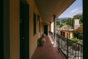 Balkón nebo terasa v ubytování Fattoria Degli Usignoli