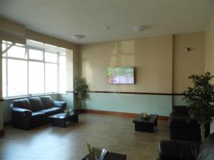 Televisyen dan/atau pusat hiburan di Budget Hayat express hotel +21 gambar