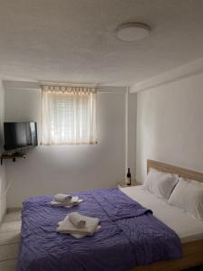 Postel nebo postele na pokoji v ubytování Apartments Boss