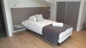 Postel nebo postele na pokoji v ubytování Appartement Laudon