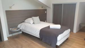 Postel nebo postele na pokoji v ubytování Appartement Laudon