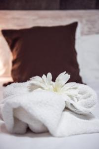 A bed or beds in a room at Hotel Ancora