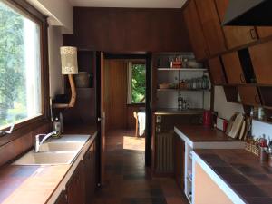 Dapur atau dapur kecil di Le gîte du Val