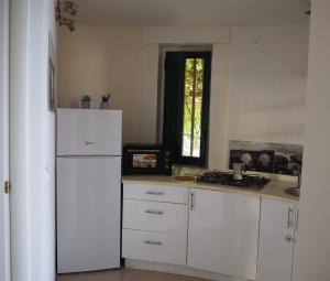 A kitchen or kitchenette at Tambu a mare