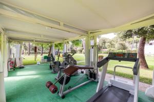 Fitness centrum a/nebo fitness zařízení v ubytování Hotel Stella Della Versilia
