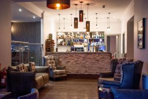 Zona de lounge sau bar la The Knowes Hotel & Restaurant