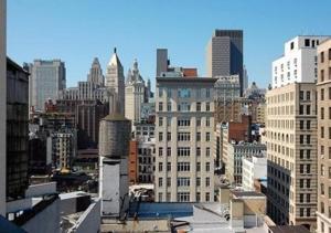 A general view of New York or a view of the city taken from a szállodákat