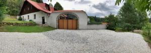 Vonkajšia záhrada v ubytovaní Apartmány u Michala