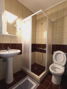 A bathroom at Queen of Orliaka