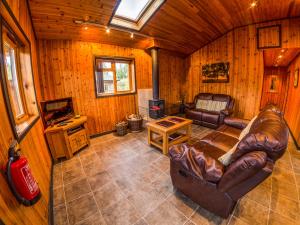
A seating area at New Forest Lodges
