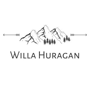 布科維納塔特贊斯卡的住宿－Willa Huragan，山的草图,有树,有言语,有文意