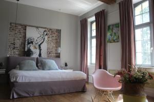 Postel nebo postele na pokoji v ubytování Maison Mathilde
