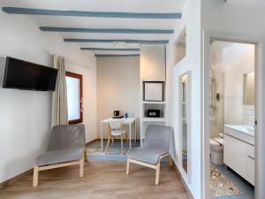 TV/Unterhaltungsangebot in der Unterkunft Hostal Altea House