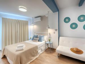 Ein Bett oder Betten in einem Zimmer der Unterkunft Hostal Altea House