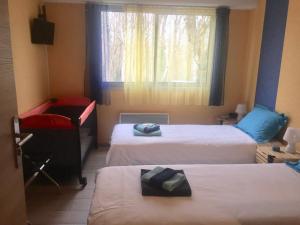 Postel nebo postele na pokoji v ubytování Mes Oasis Nancy