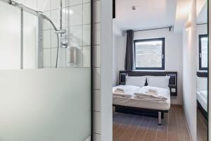 Koupelna v ubytování Augustus Hotel Bernkastel - Comfortable Budget Hotel