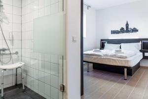 Koupelna v ubytování Augustus Hotel Bernkastel - Comfortable Budget Hotel + 27 fotografií