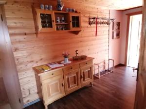 Kuchyňa alebo kuchynka v ubytovaní Ferienwohnung am Bauernhof Koa