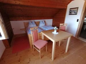 Posteľ alebo postele v izbe v ubytovaní Ferienwohnung am Bauernhof Koa