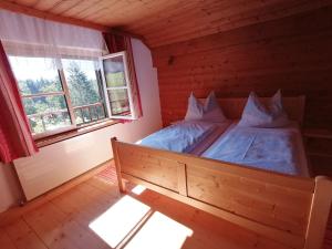 Posteľ alebo postele v izbe v ubytovaní Ferienwohnung am Bauernhof Koa