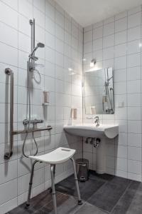Koupelna v ubytování Augustus Hotel Bernkastel - Comfortable Budget Hotel