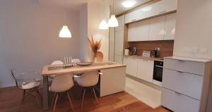 Dapur atau dapur kecil di Lux Apartment PortoVista