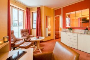 Küche/Küchenzeile in der Unterkunft Hotel Altes Zollhaus