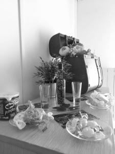 Coffee and tea making facilities at Albergo Ristorante Bar Pizzeria La Lanterna