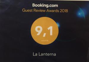 Albergo Ristorante Bar Pizzeria La Lanterna tanúsítványa, márkajelzése vagy díja