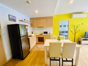 Köök või kööginurk majutusasutuses Baan San Kraam