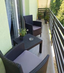 Posezení v ubytování Studio apartman GRIZZLY