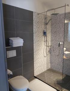 Koupelna v ubytování Studio apartman GRIZZLY