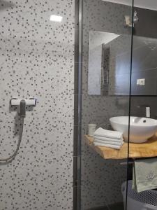 Koupelna v ubytování Studio apartman GRIZZLY