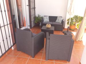 A seating area at Riu Tolox