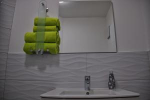 Koupelna v ubytování Hotel Garni Ilys Inn